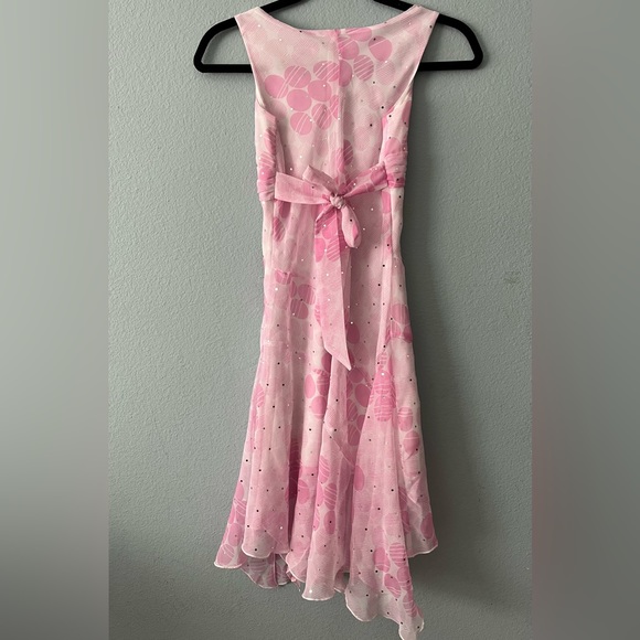 ❤️ Hype Girl’s Pink Print Sparkle Dress; Size 10 - Picture 2 of 3